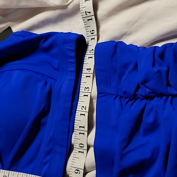 NWT Plus Size Retro Vintage Pin Up High Waisted Ruched twist Front Bikini Swim - Picture 8 of 14